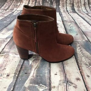 Cole Haan rust color booties size 8.5